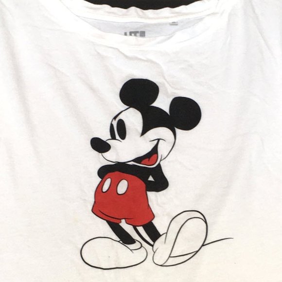 *3/$15* Disney Mickey Mouse White Graphic Tee - Picture 2 of 6